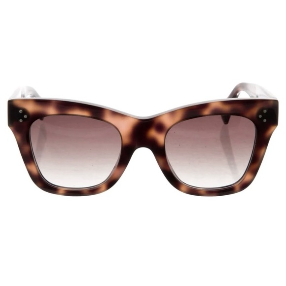 Celine Tortoise Shell Sunglasses - Picture 1 of 8